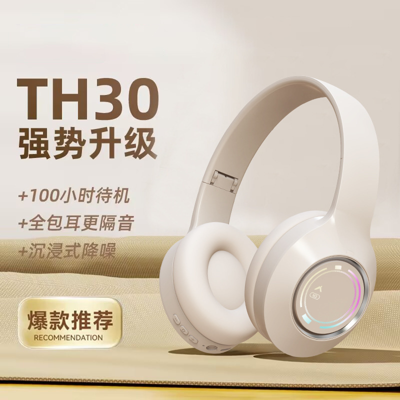 M3 Head-Mounted Wireless Bluetooth Headset 6.0 Heavy Bass Noise Reduction E-Sports Gaming Ultra-Long Standby Mobile Phone and Computer