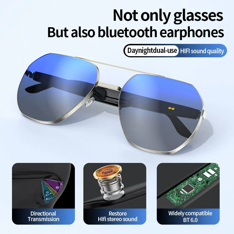 Умные очки, наушники, Bluetooth, бизнес-версия