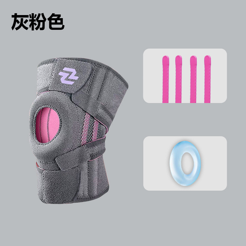 Deportes al aire libre correa de compresión rodilla abrazadera montañismo menisco rótula protección rodilla baloncesto montar anti-colisión