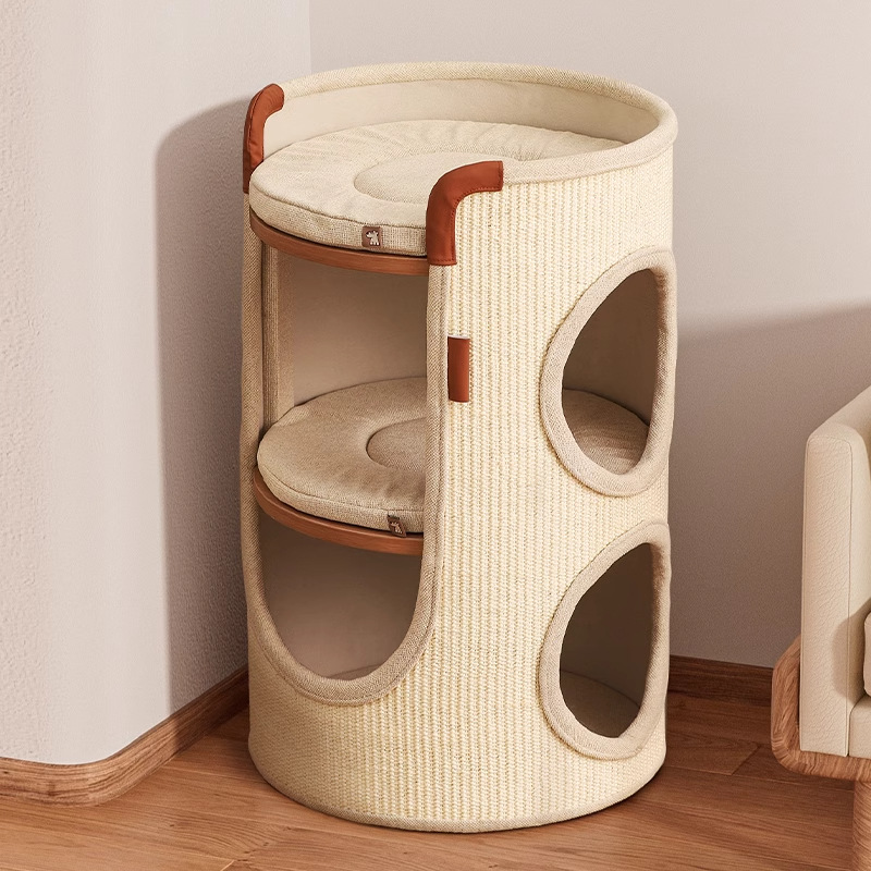 Tablero de agarre para gatos de cubo de sisal, resistente al desgaste y sin caspa