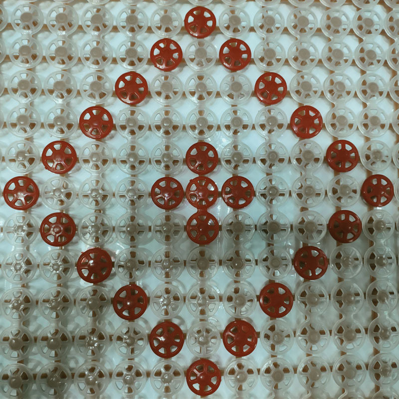 Summer Car Cushion Plastic Double Layer Chinese Knot Cushion Large Truck Universal Smiley Seat Cushion Breathable Cool Mat Jiefang J6