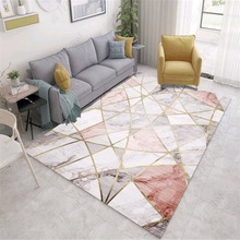 Nordic Marble Carpet for Living Room Area Rugs Anti-slip bad