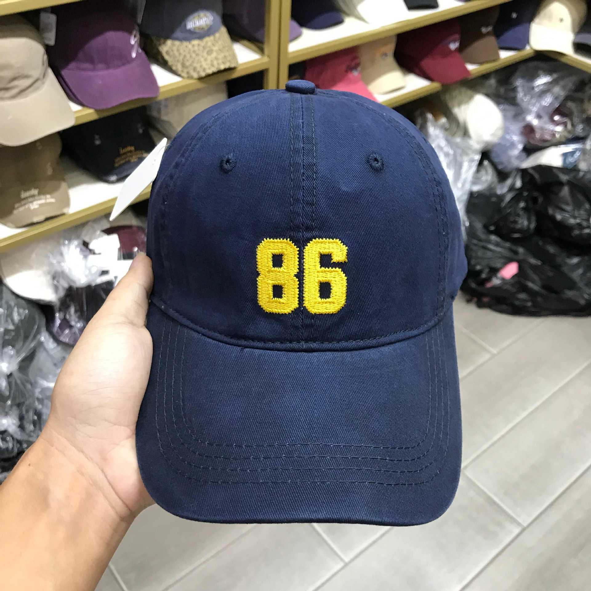 2025 nuevos productos coreanos simple sombrero de béisbol bordado digital mujer sombrero de protección solar de moda japonesa sombrero de boca de pato hombre