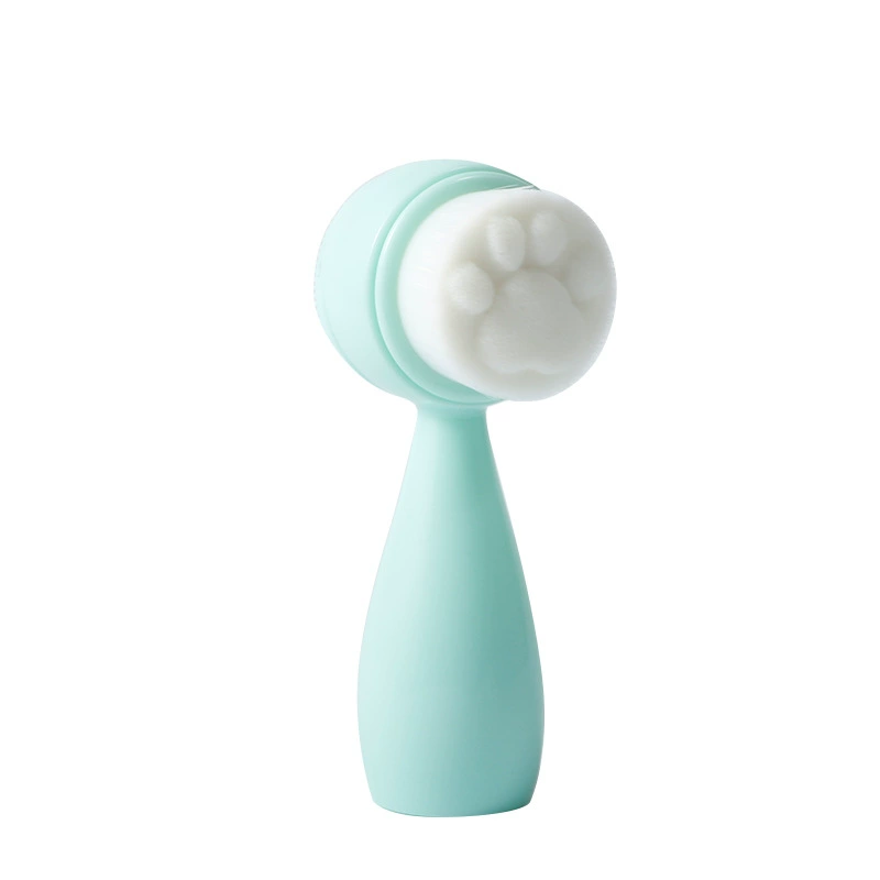 Cute soft silicone massager for face washing, (Physicals)