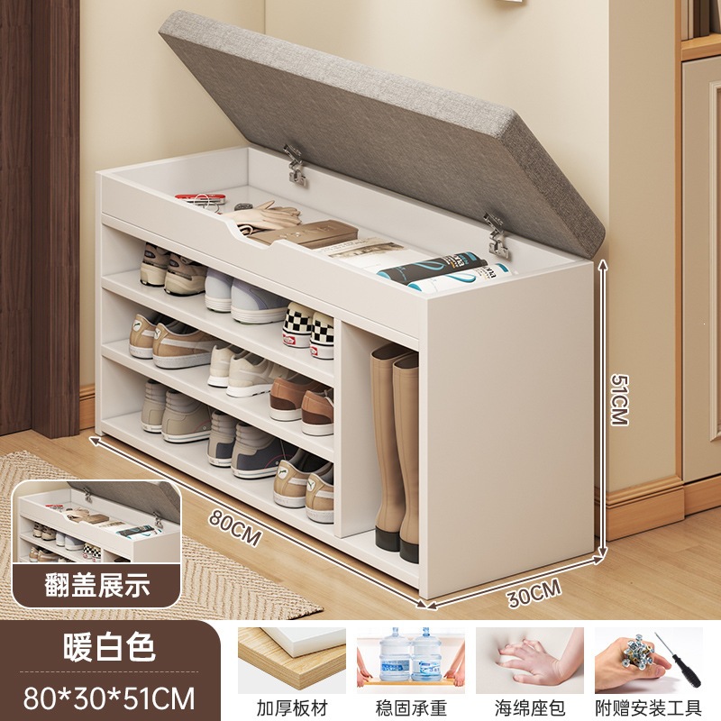 Fábrica directa taburete de zapatos puerta de entrada doméstica taburete de asiento taburete de zapatos muy estrecho en la puerta de asiento taburete de zapatos image 17
