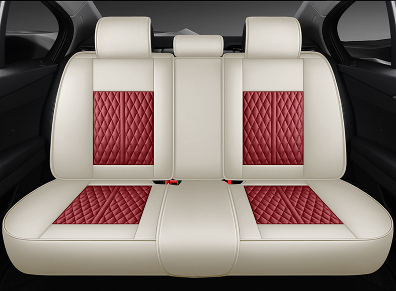 25 Years New Universal Diamond Perforated Leather Car Seat Cushion Seat Cover Dropshipping Wholesale International Station Export