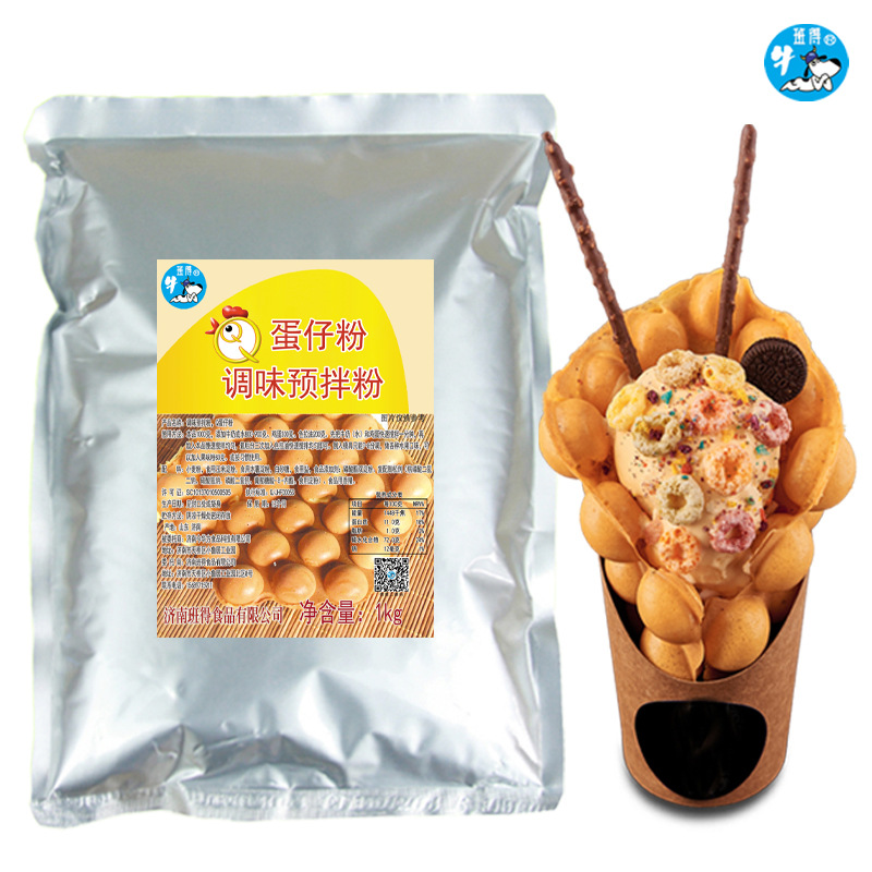 班得  鸡蛋仔粉 蛋仔粉 松枝纪蛋滋仔粉 松饼粉商用 烘焙原料 2斤