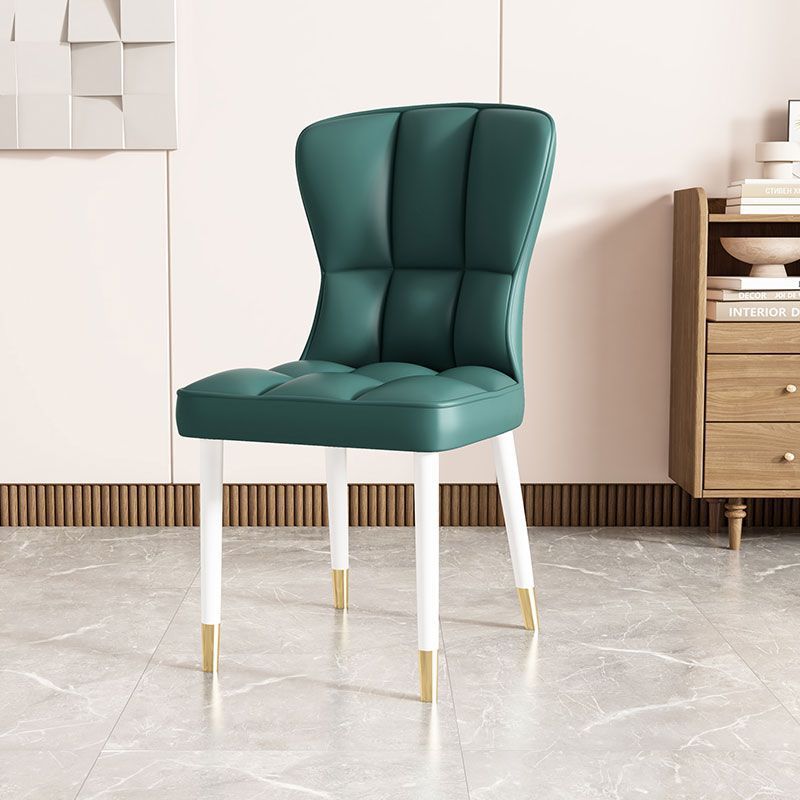 Asiento de restaurante nórdico simple respaldo superior silla de comedor de paquete flexible silla de negociación de hotel image 30