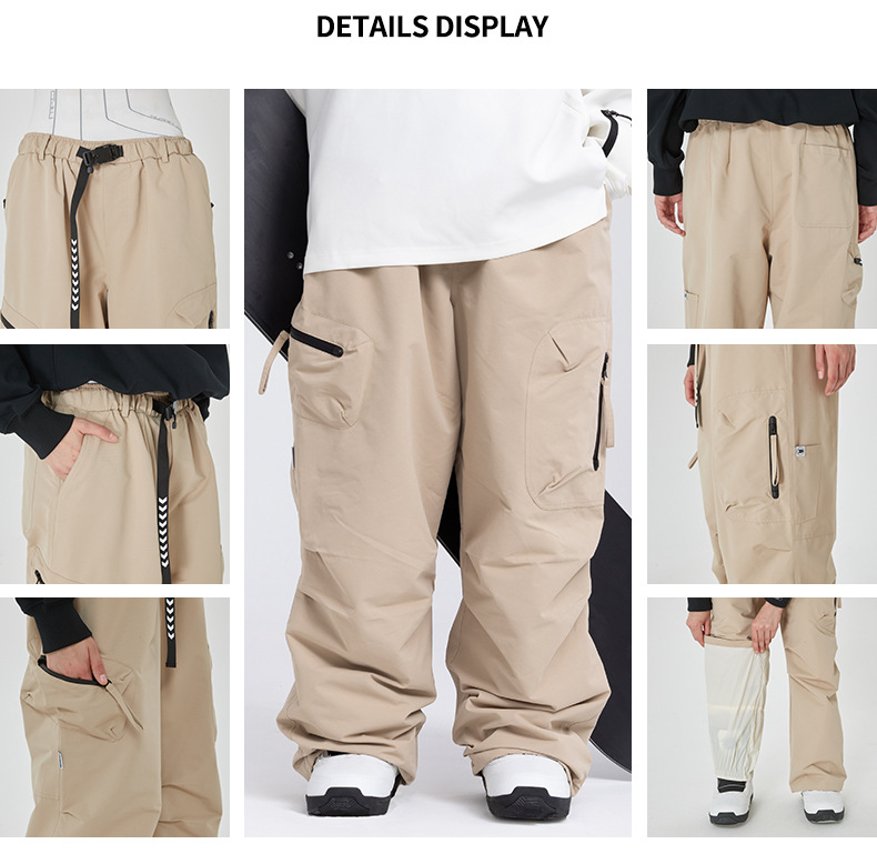 001 SNOWVERB American Stye Singe Board Ski Pants For Women Winter Coupe Matching Waterproof Windproof Professiona_voghion.com