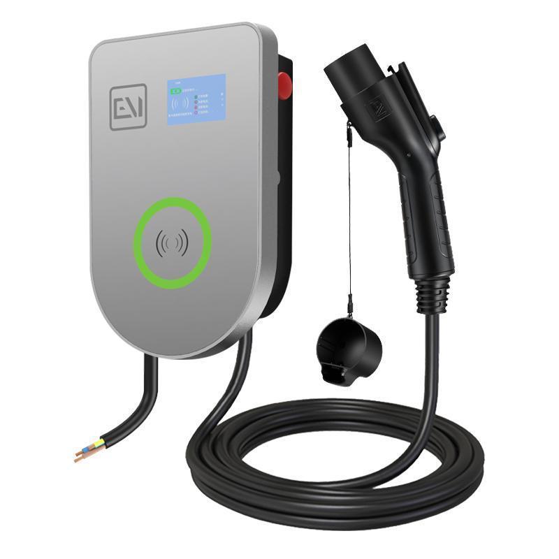 国标商用新能源电动汽车便携充电桩 家用7KW急速快充充电枪充满停