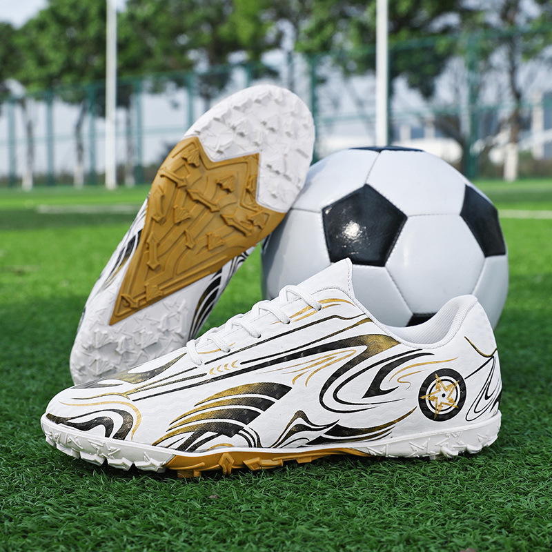 Customizado nuevo anti-deslizante zapatos de fútbol de clavos para hombres adultos zapatos de entrenamiento de entrenamiento de deportes de clavos bajos zapatos deportivos juveniles