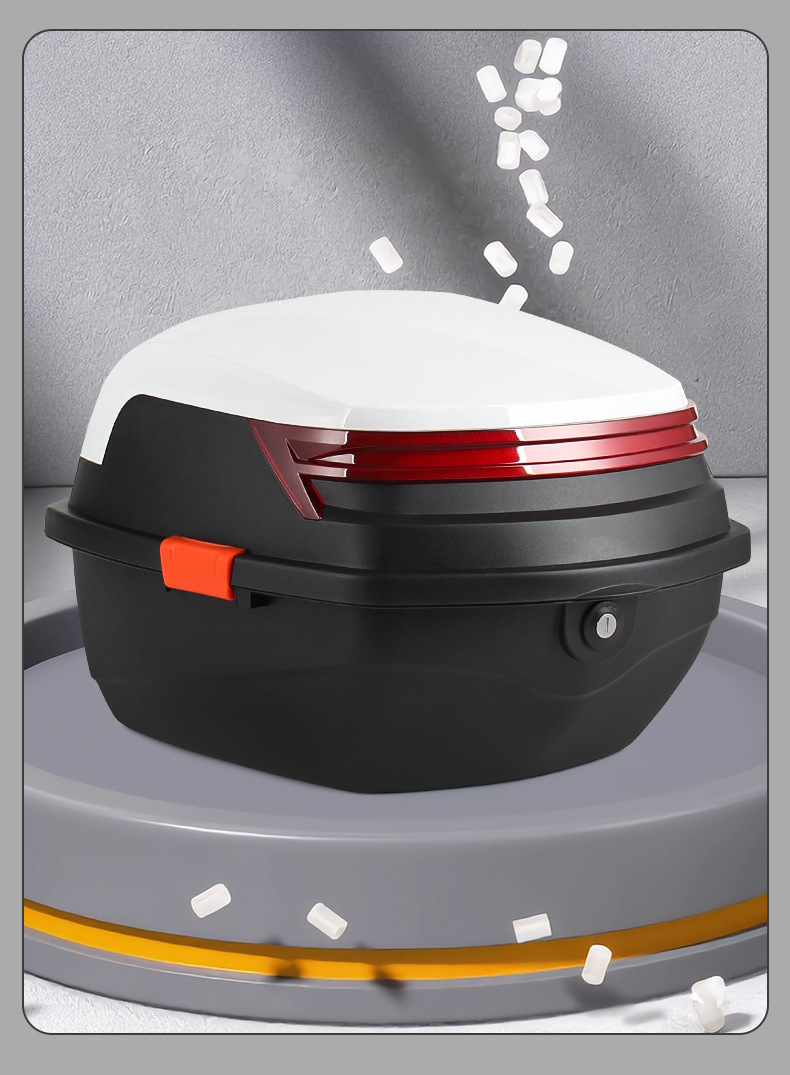 Universal Trunk for Electric Vehicles, Large-Capacity Storage Box for Scooters, Extra-Large Rear Trunk for Electric Bikes