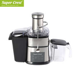 Super Crest 跨境4in1榨汁机汁渣分离机带屏显果汁机套装SCT-8010