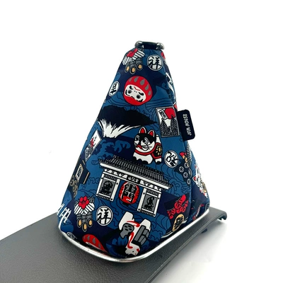 car personality gear handle dust — Sürətlər qutusu və əl tormozu başlıqları - blue-lucky-cat