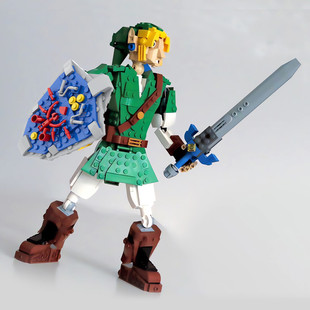 C9553 Gamer Role (with Sword and Shield) Buiding Toys 552 Particle Number