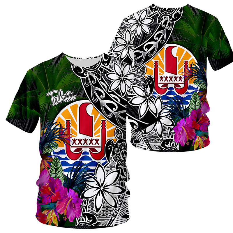 Nuevo Viking Viking transfronterizo Europa y América Impresión digital 3D de manga corta casual para hombres y mujeres Camiseta de fábrica entrega de una pieza