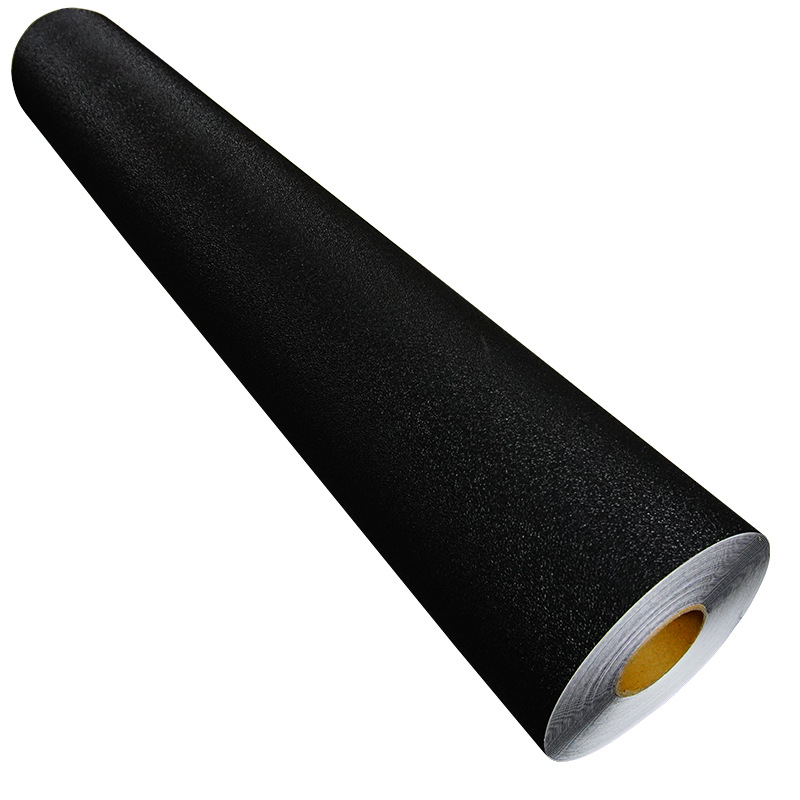 Película de suelo de goma gruesa convexa transparente / negro PVC transparente pegatino de baño paso a paso pegatino de rampa