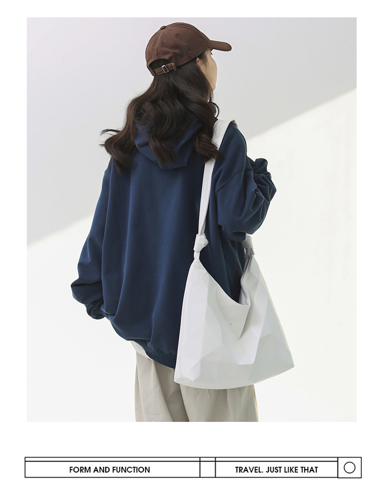 Fashion retro shoulder largecapacity womens bag new fashion rhombus PU bagpicture9