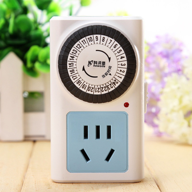 批发机械式智能定时器插座开关电源转换器24小时预约自动通电循环