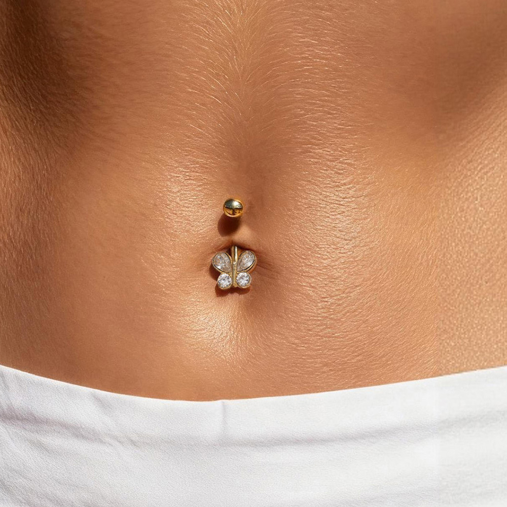 Piercing za naber ferris kolo srce nakit za telo_voghion.com