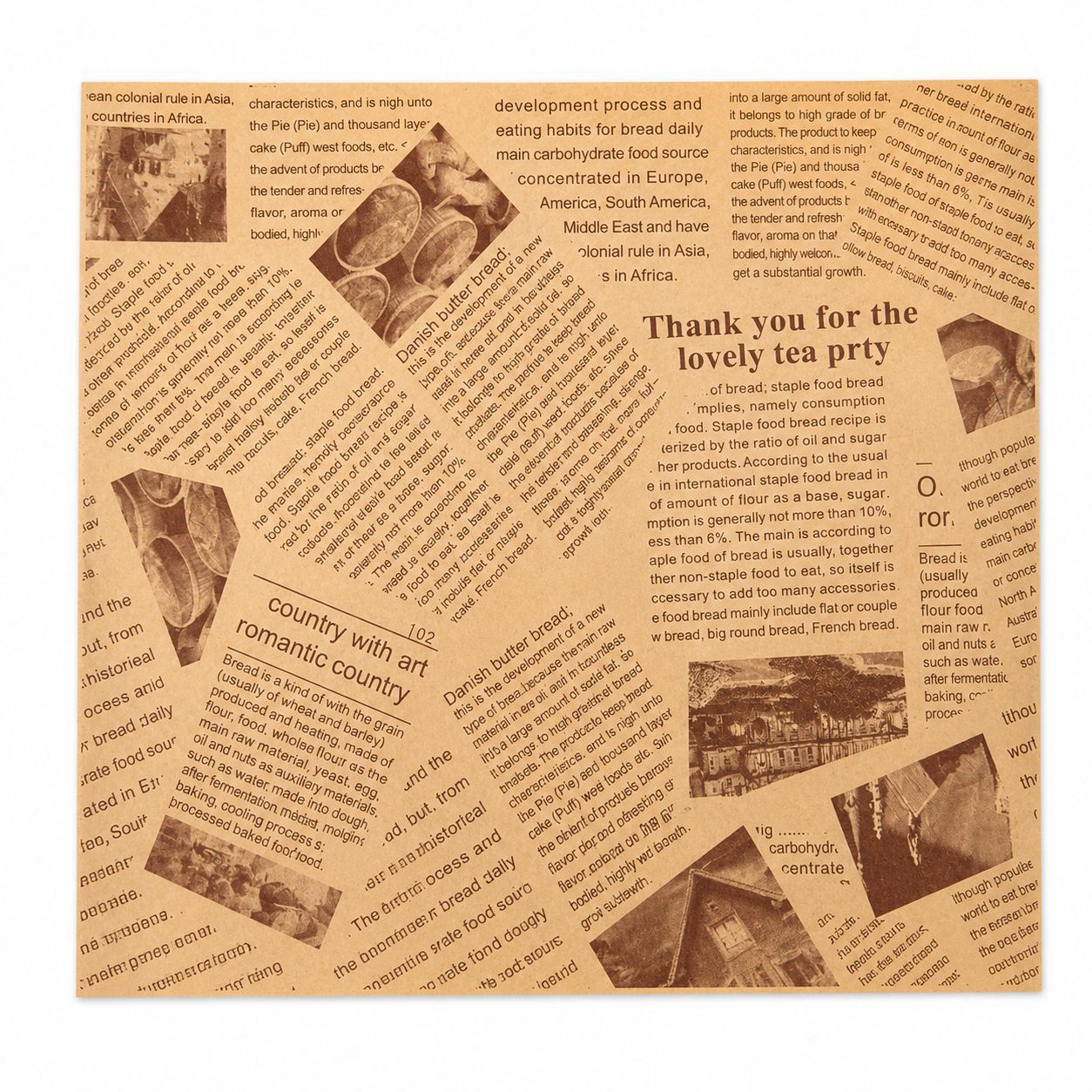 Papel Antigrasa para Envolver Comida de Pulpa de Madera para Panadería image 7