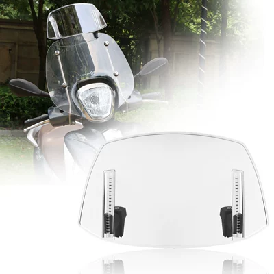 Universal Motorcycle Front Height-Increasing Small Windshield Suitable for Yamaha Honda Pcx160