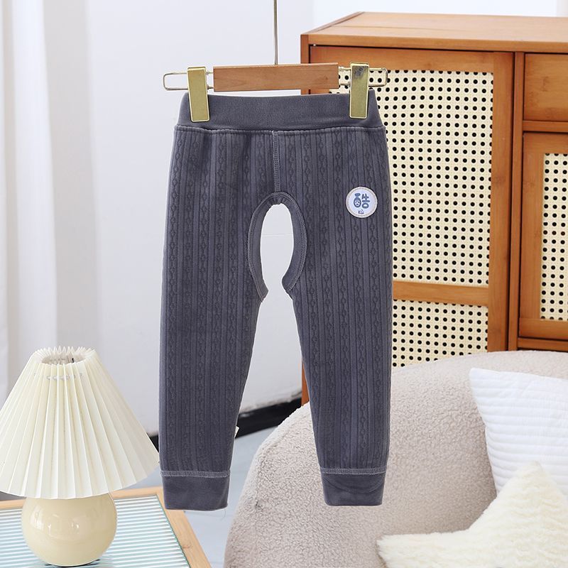 Pantalones infantiles de primavera, otoño, invierno, pantalones infantiles de cintura alta, pantalones leggings infantiles sin hueso
