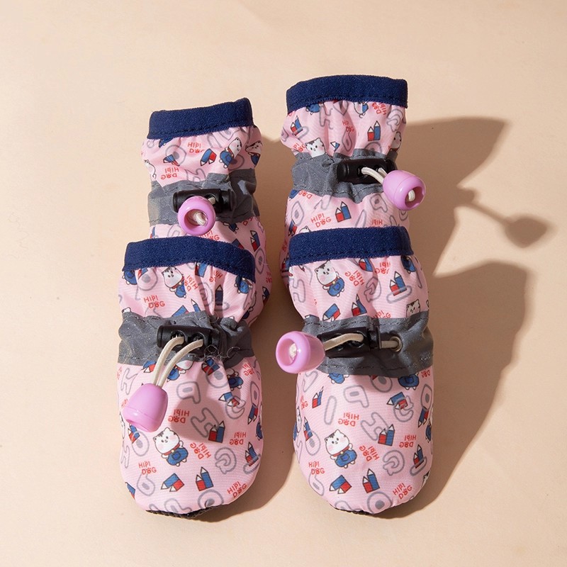 Розовые мишки с принтом по всей поверхности [новый водонепроницаемый верх]