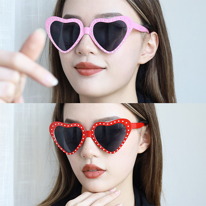 Montura de Gafas con Forma de Corazón para San Valentín de ABS Decorativa para Fiestas