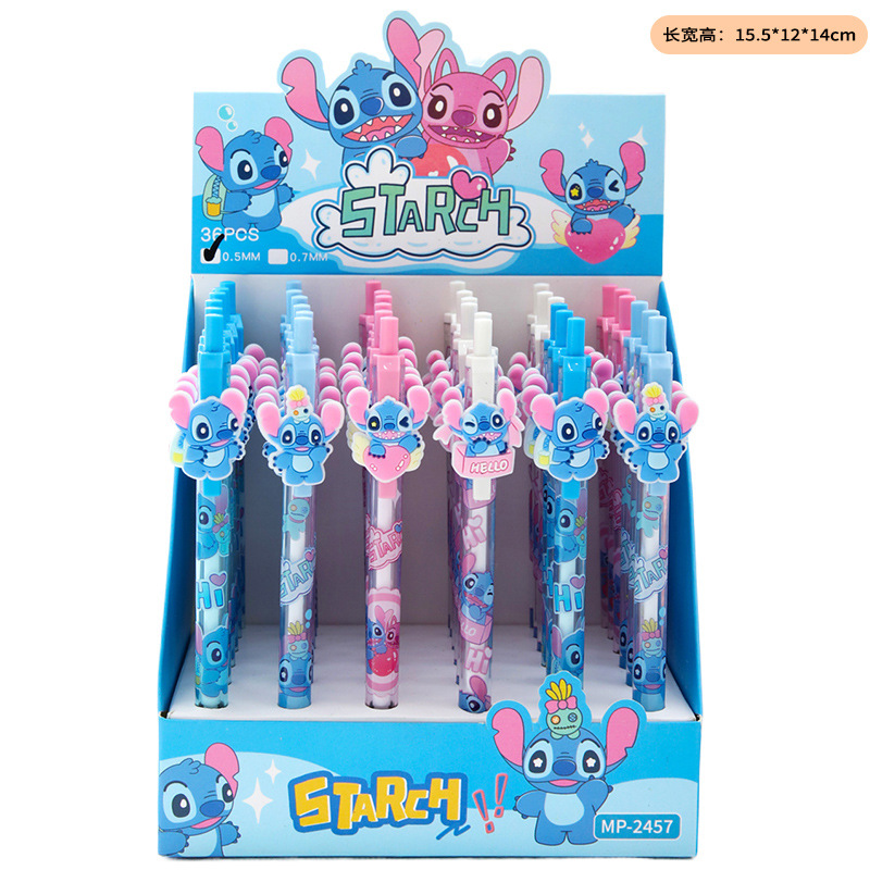 2457 lápiz automático de smurf lindo lápiz de alto valor visual lápiz sin afilado estudiantes de primaria artículos de papelería de aprendizaje image 5