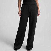 跨境女装OEM定制源头厂家加工批发针织面料2026直筒宽松女装裤子