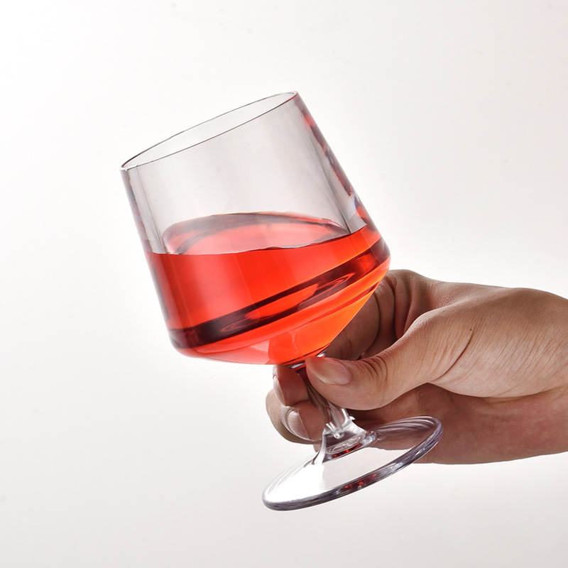 Vaso de vino europeo creativo de plástico casero tazas de vino de brandy tazas de whisky bar tazas de vino