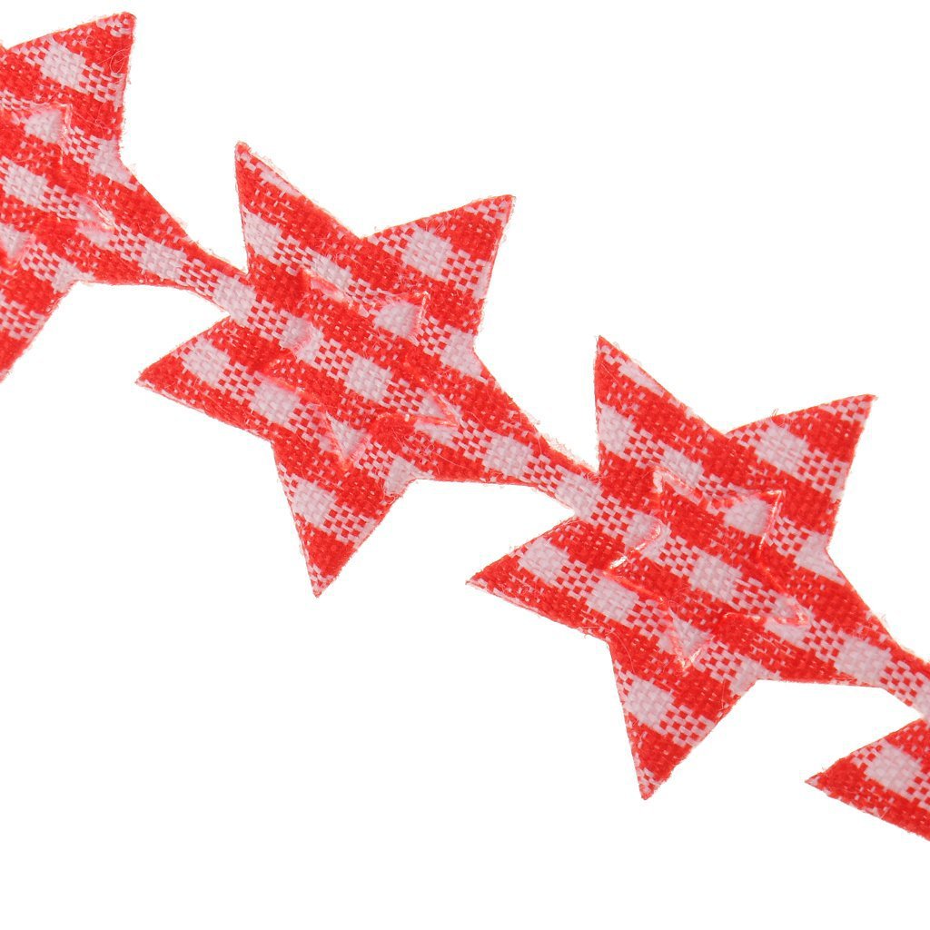 Aliexpress tela de poliéster doble pentaca decoración cinta de Navidad vestido de bordes en relieve ultrasónico