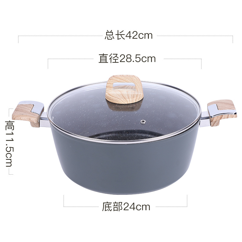 Nuevo conjunto de paneles de cuatro piezas para caseros prácticos de paneles antiadherentes para regalos de reunión anual al por mayor de paneles de paneles de paneles de paneles