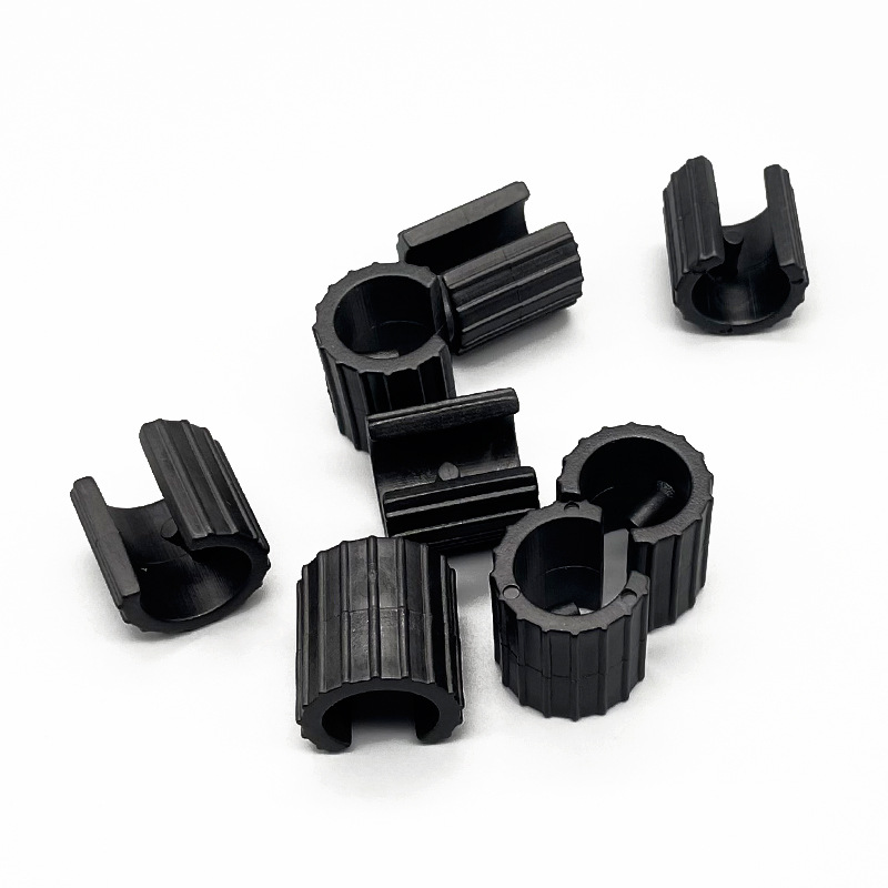 厂家塑料 开口脚垫 19管用 K018  双孔桌脚脚垫 开口保护脚垫