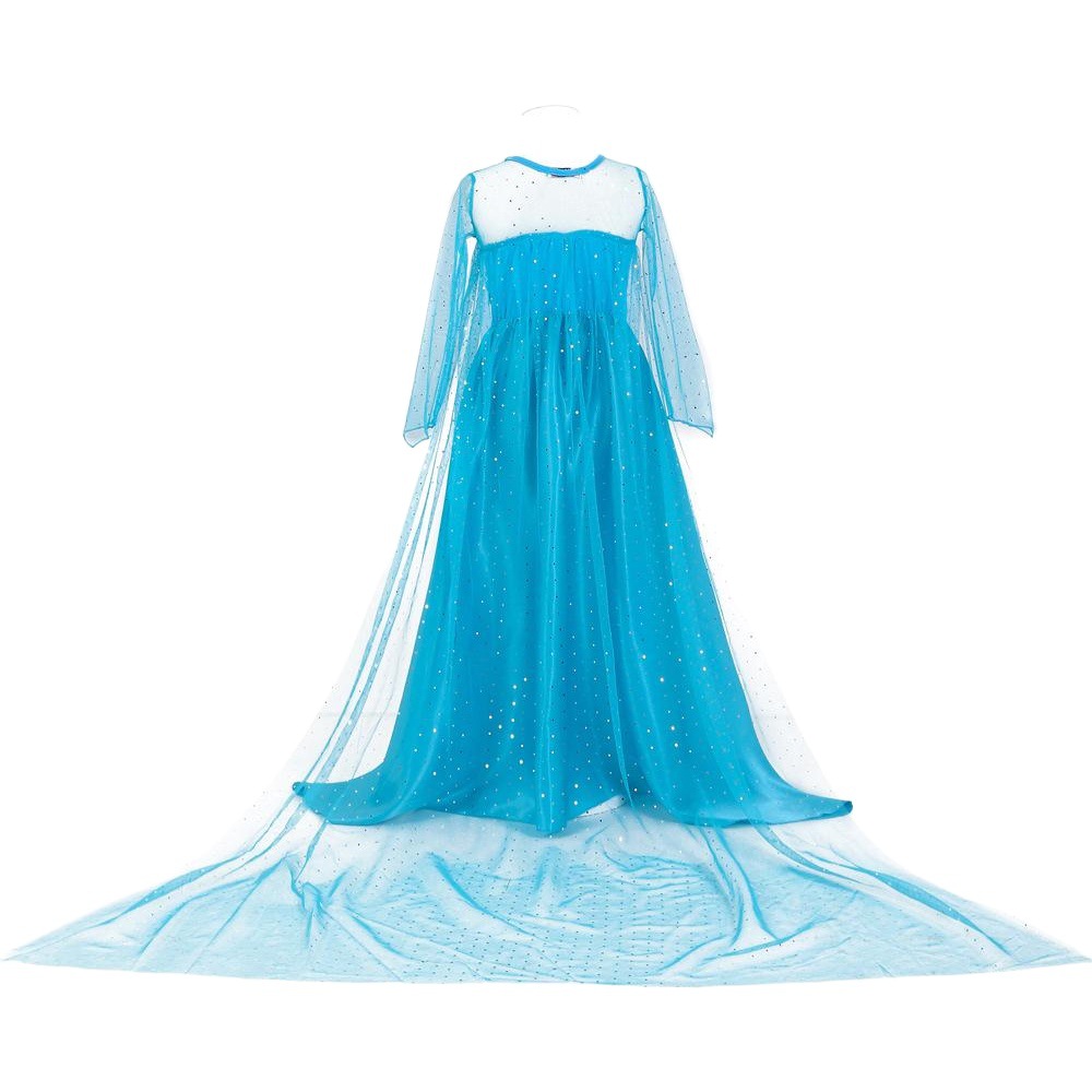 Halloween de comercio exterior de Europa y América ropa de los niños congelados niña Vestido de manga larga princesa vestido de la muchacha de la falda