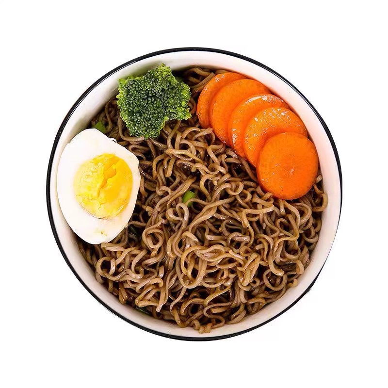 0脂荞麦面独立包装方便面面饼非油炸代餐主食粗粮面条整箱装批发