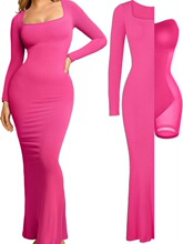 D 27857 Sexy Stretch Long Sleeve Bodycon Dress �Ը�ҹ�곤ȹ