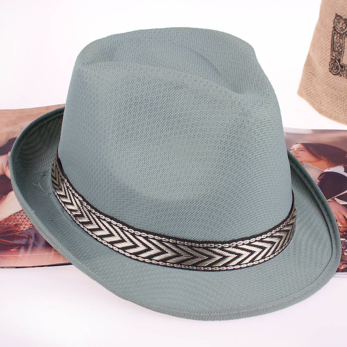 Sombrero de copa lisa – unisex, estilo jazz, para eventos formales/informales image 10