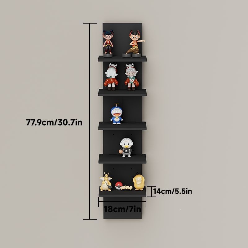 Black five-layer floating frame-8mm