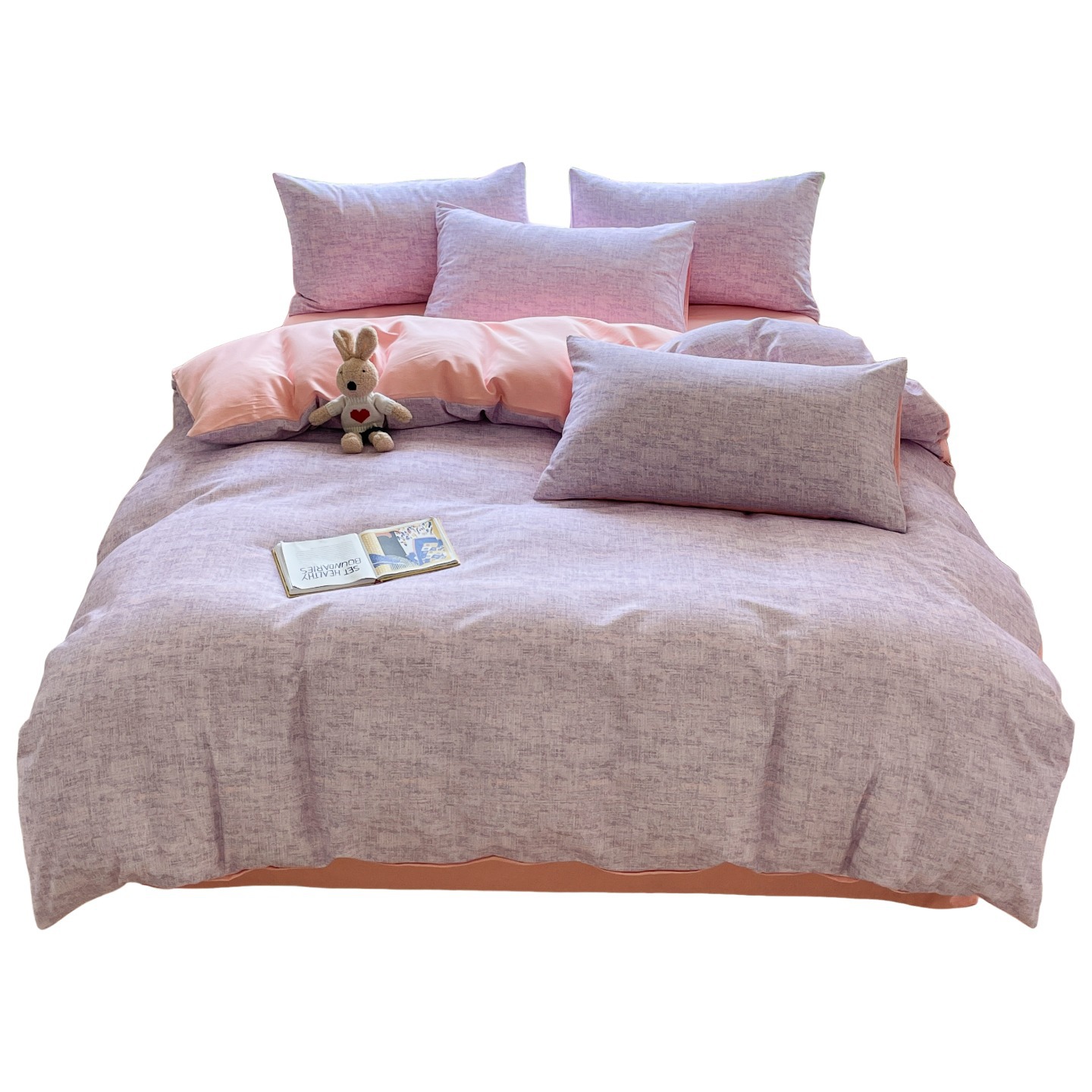 Otoño y invierno algodón grueso molido cuatro piezas de algodón puro 2025 nuevo edredón sábanas de cama de tres piezas de ropa de cama