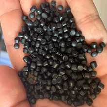 厂家直供PVC黑色原料挤出级注塑级电线料PVC插头料颗粒高流动性