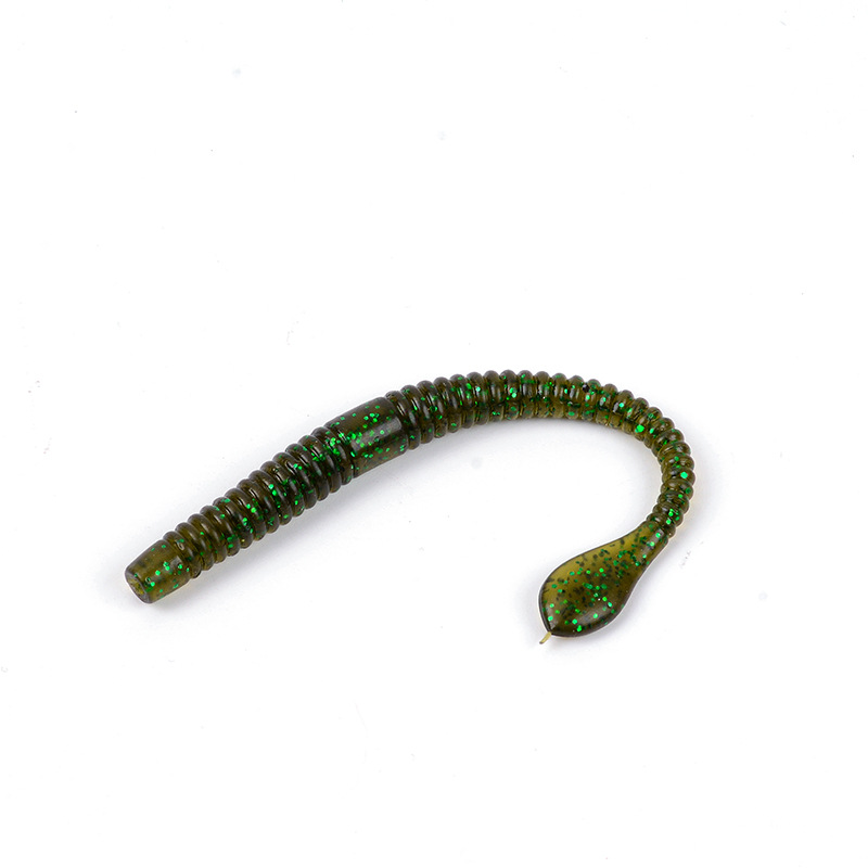 8 PCS Soft Worms Fishing Lure Soft Baits Fresh Water Bass Swimbait Tackle Gear