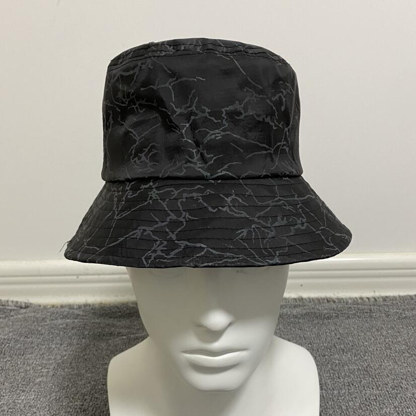 Unisex Hip Hop Retro Strassenmode Drucken Breite Traufen Bucket Hat display picture 4