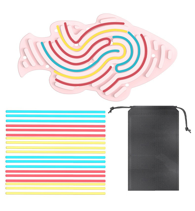 Amazon venta en caliente en forma de pez para niños nuevos productos sensoriales de silicona placa de movimiento de silicona de grado alimenticio placa de descompresión