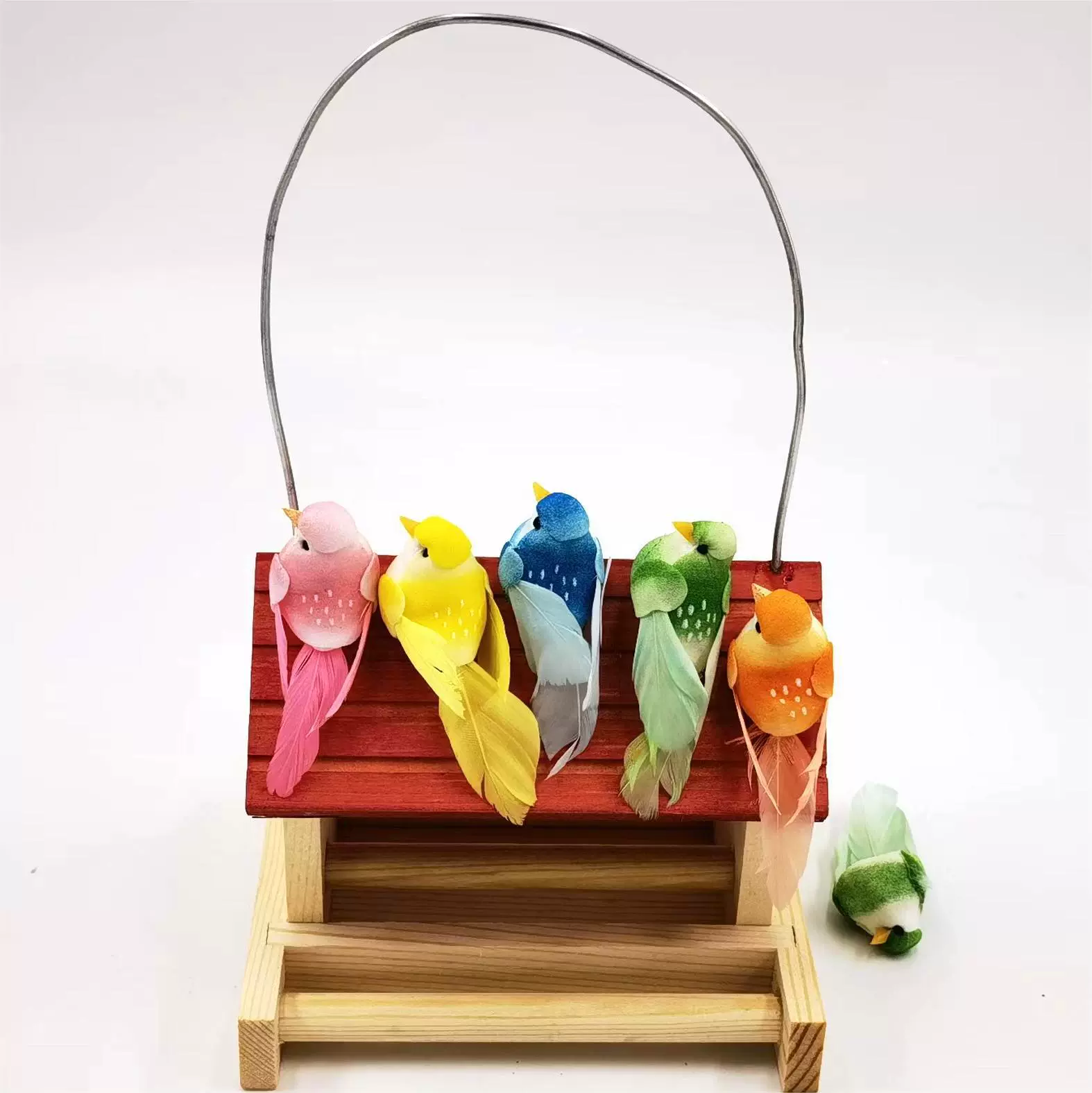 Прямые продажи с фабрики, имитация перьев, Шпилька для волос, любимая мамой/толстая щебечут, крыло зяблика/имитация перьев птицы/шпилька, украшенная птицами