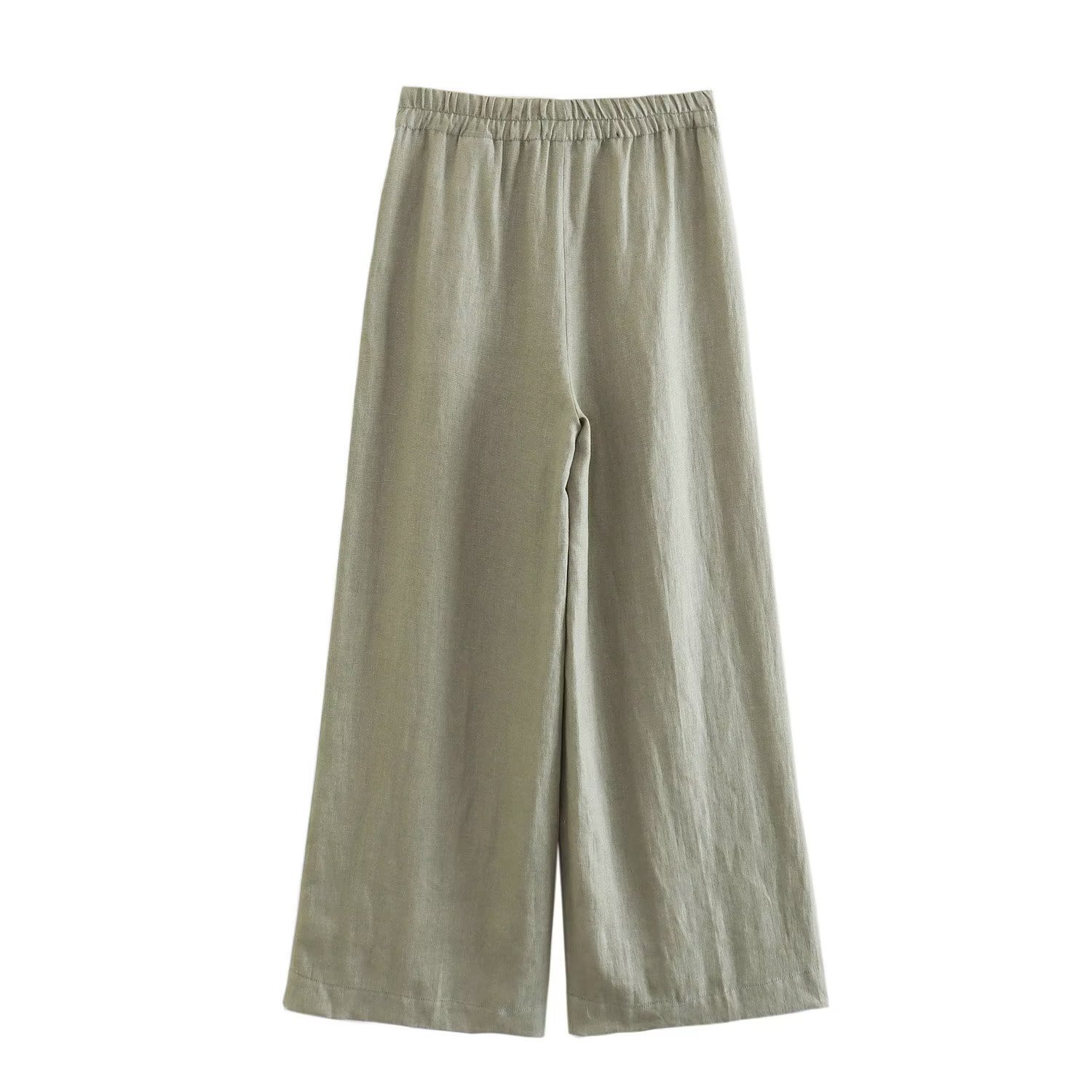 637g Weight Sleeveless Sleeve Length Linen Fabric Type Pants Sets Sets Type 2 Pieces Set Quantity Daily, Street Occasion Turndown Neckline Regular Fit Fit Type Solid Color Pattern Summer, Spring Season Women's Gender Streetwear Style Daily Street Women's Streetwear Solid Color Linen Pants Sets Pants Sets 4