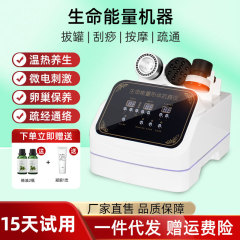 生命エネルギーの体の衰え防止器の電気のスクレーパーの抜缶器の肩の首の理学療法は経絡の振動のマッサージ器を疎通します。