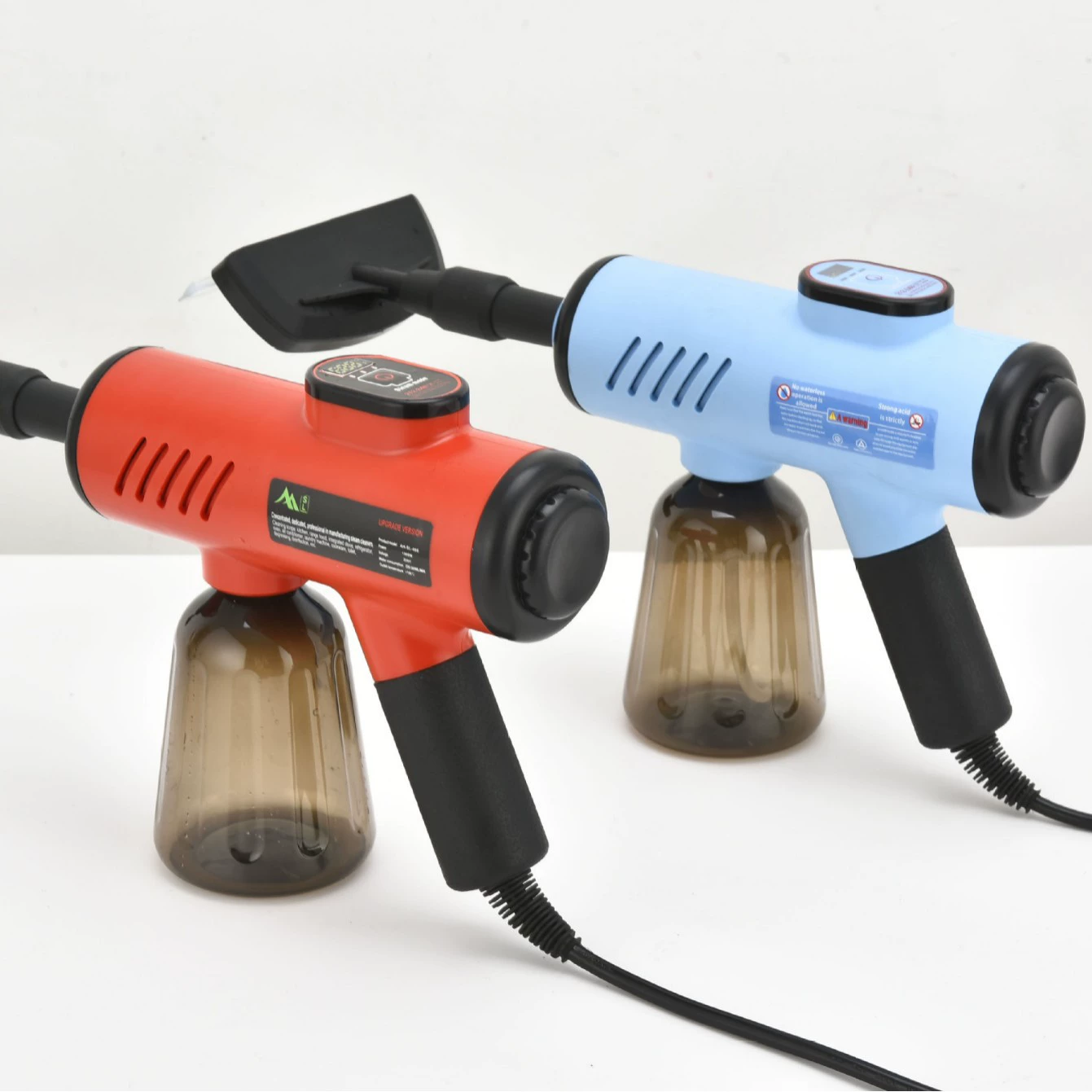 Digital display high temperature and high pressure steam cleaning machine household convenient handheld cleaner multifunctional kitchen cleaning machine cross-border