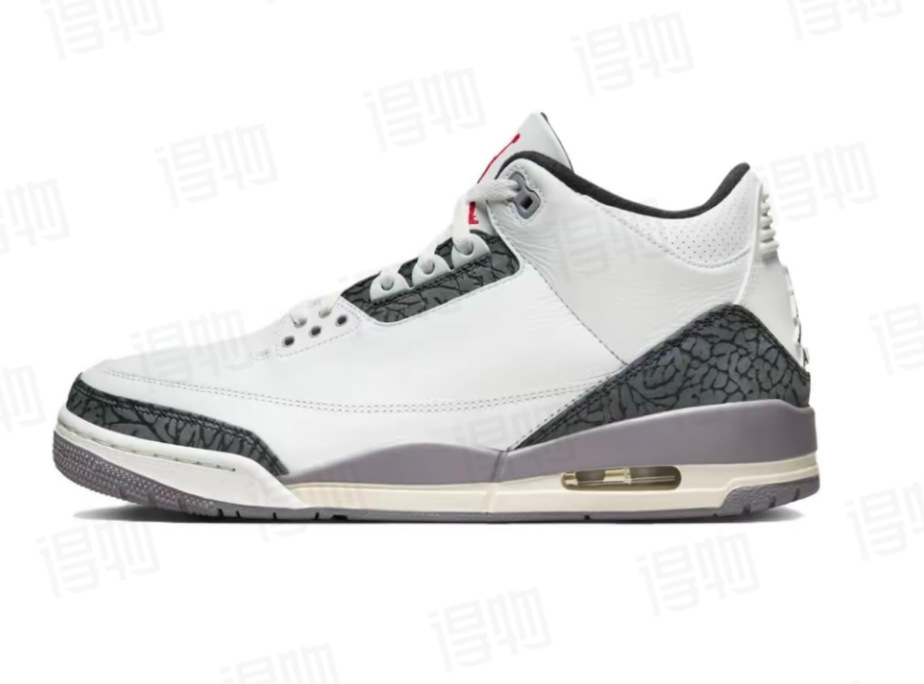 Fábrica de zapatos Putian suministro directo transfronterizo aj3 cemento blanco Fujiwara samurai negro gato blanco Cardenal Joe 3 zapatos de baloncesto para hombres y mujeres image 30